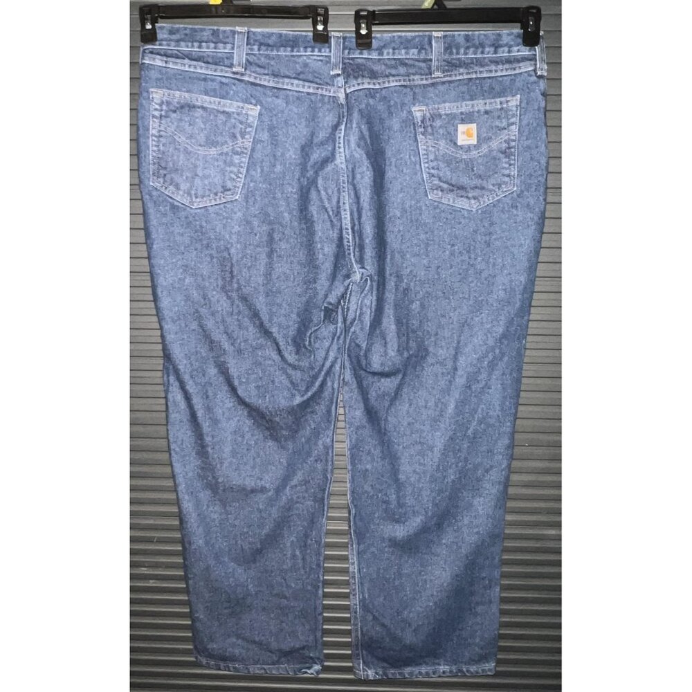 Carhartt FR Flame Resistant Jeans Mens 50x30 Blue Relaxed Fit Work FRB004 MOS - Picture 6 of 13